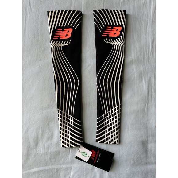 New Balance Size XS 2023 Pro Elite Issue Prodigy Racing Arm Black White Sleeves - Picture 2 of 16